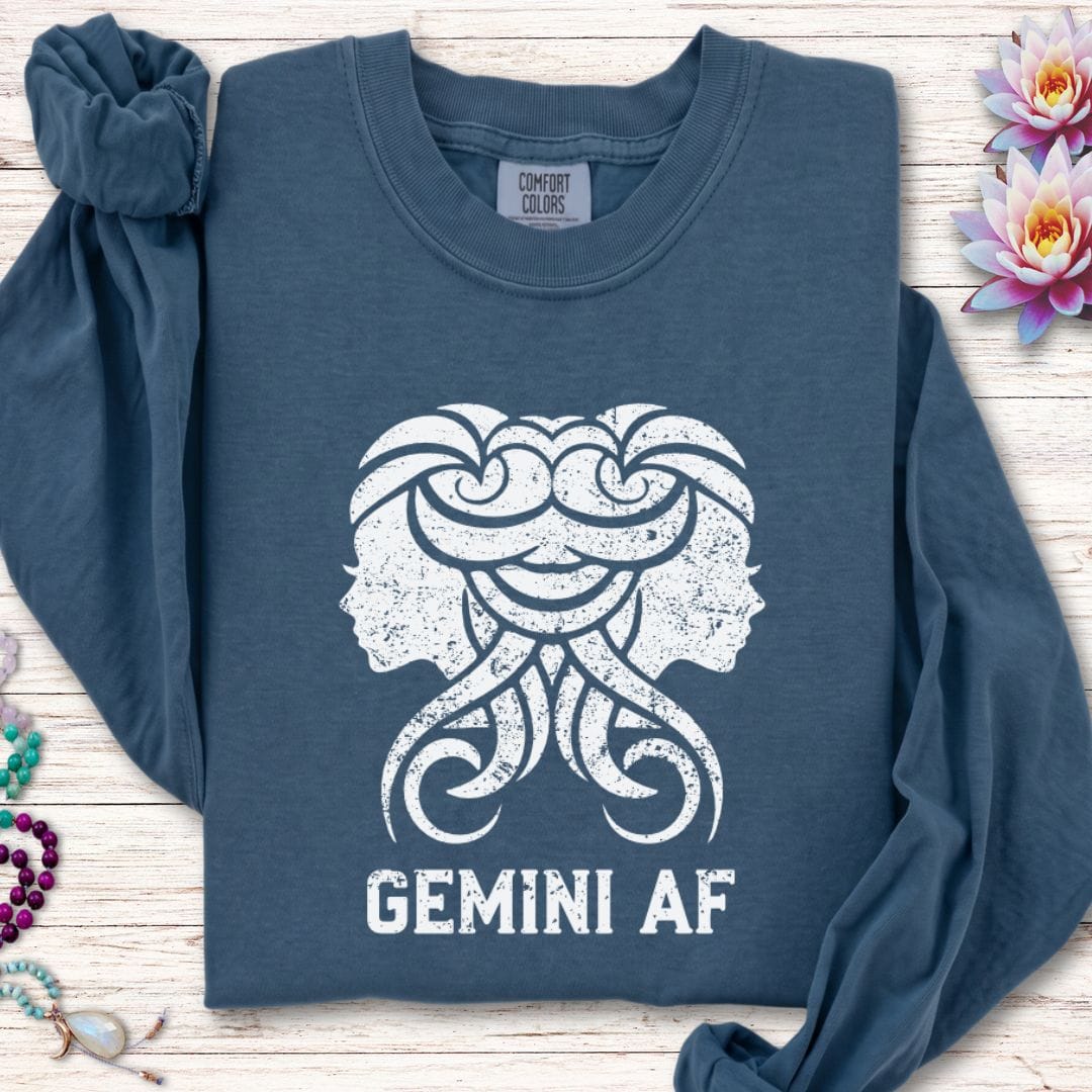 Gemini AF Long Sleeve Tee Midnight