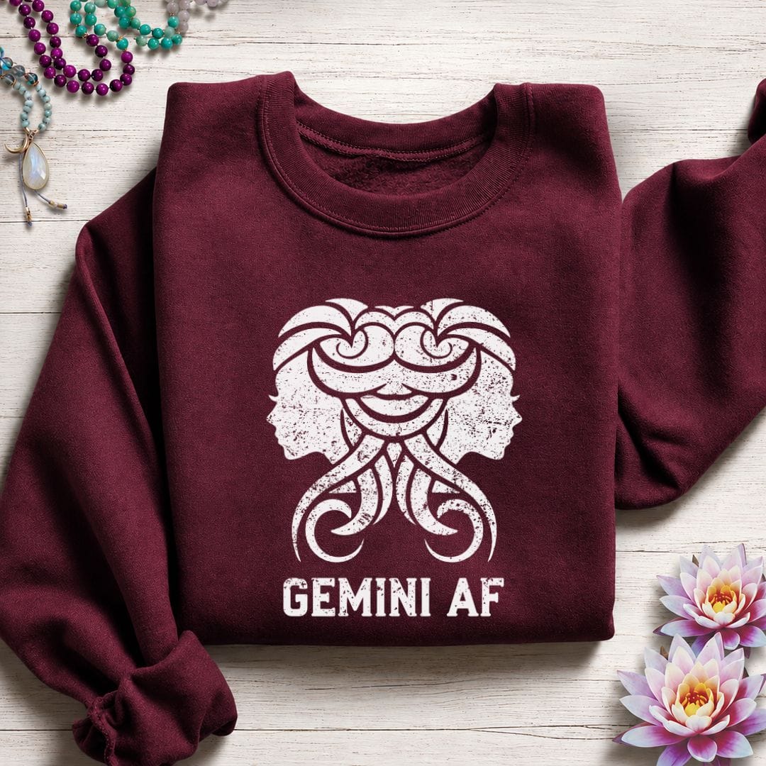 Gemini AF Sweatshirt Maroon