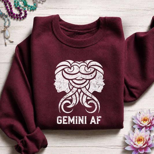 Gemini AF Sweatshirt Maroon