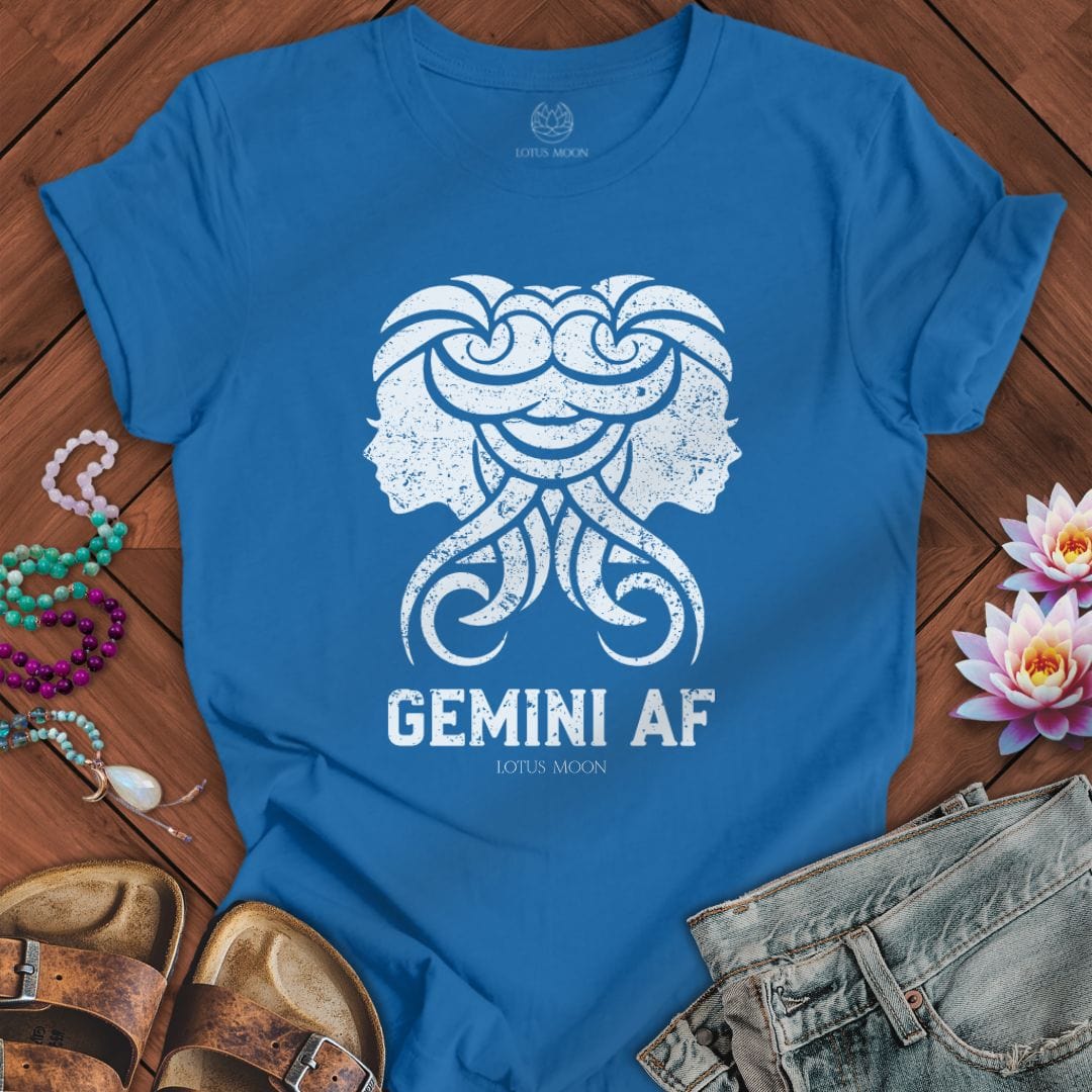 Lotus Moon Co. T-Shirt Gemini AF Tee Columbia Blue / S