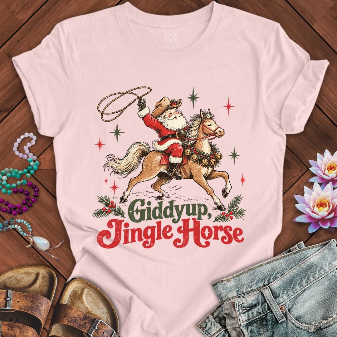 Giddyup Tee Soft Pink