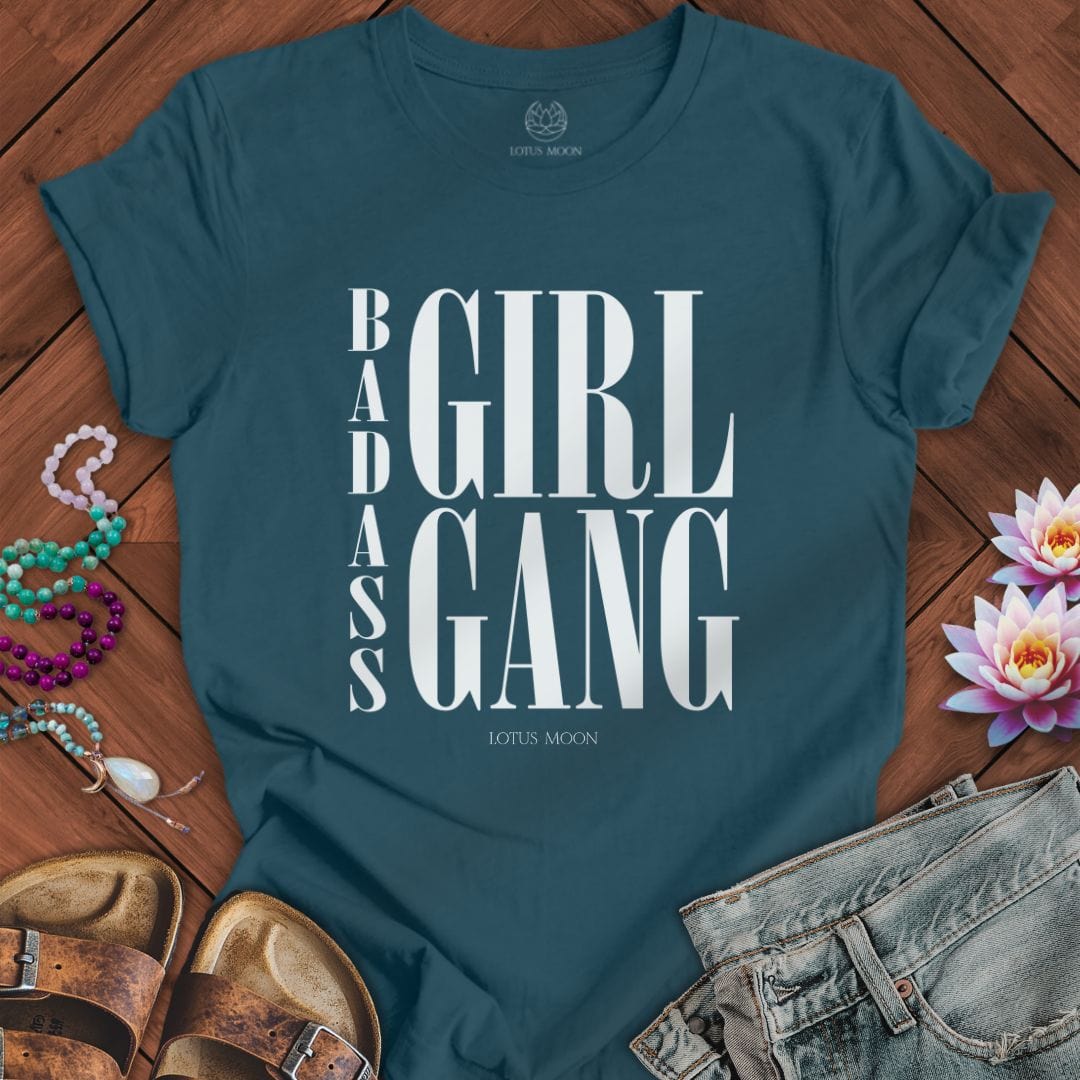 Girl Gang Tee Deep Teal
