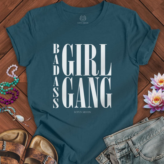 Girl Gang Tee Deep Teal