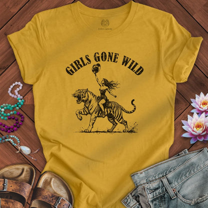 Girls Gone Wild Tee Heather Mustard