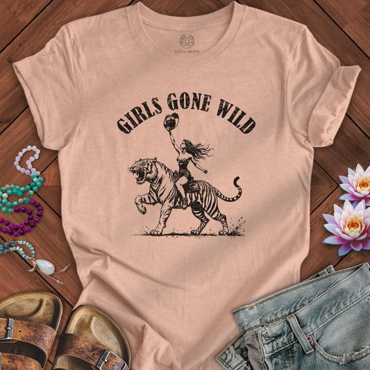 Girls Gone Wild Tee Heather Prism Peach
