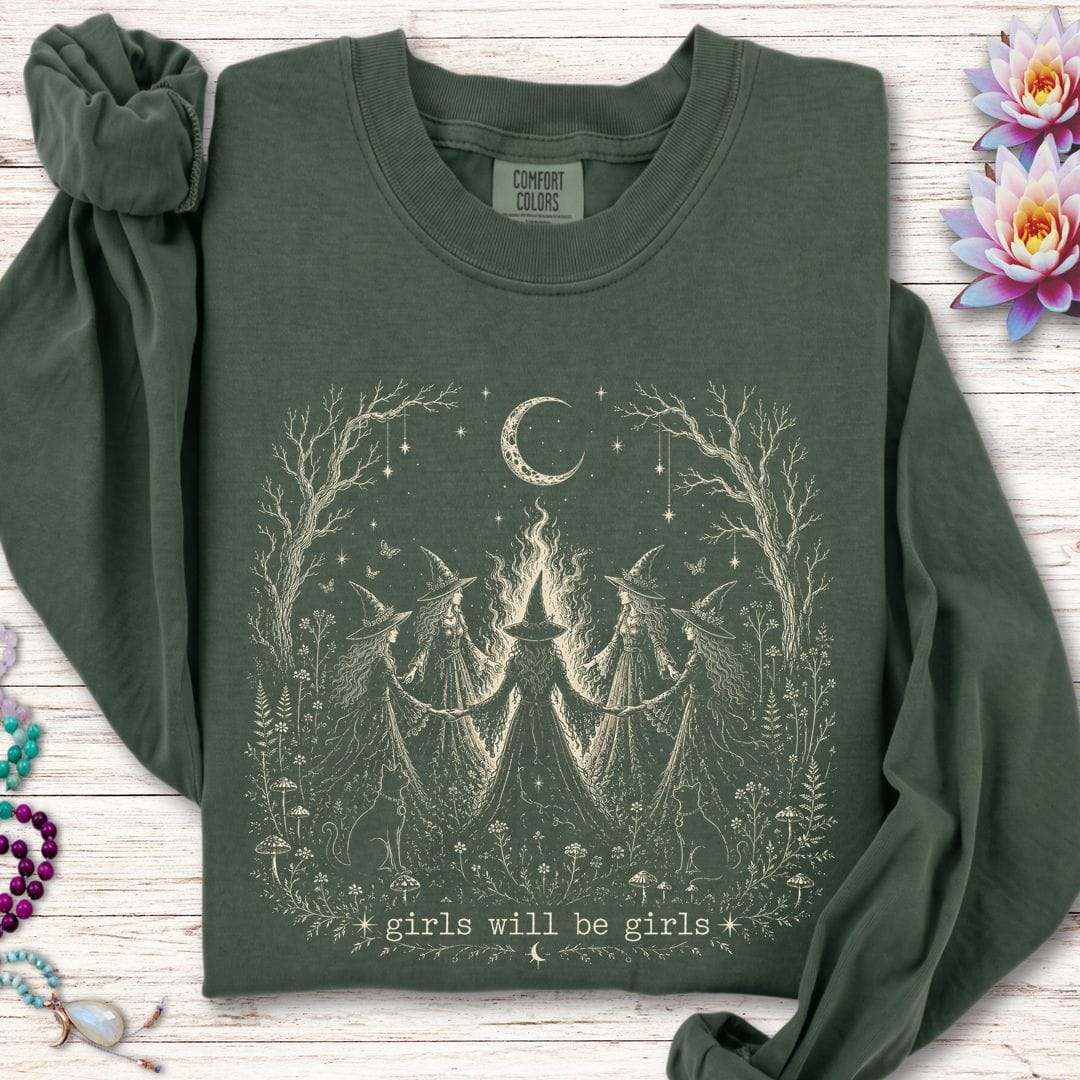 Girls Will Be Girls Long Sleeve Tee Hemp