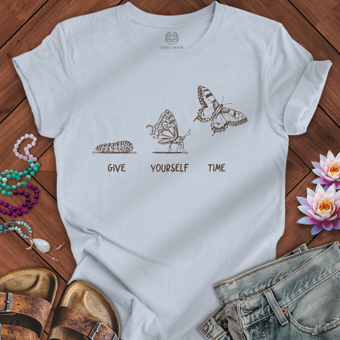 Give Yourself Time Tee Light Blue