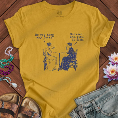 Go Fish Tee Heather Mustard
