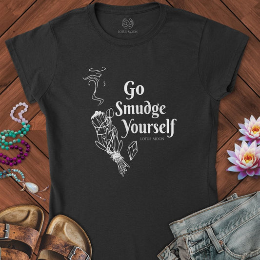 Go Smudge Yourself Fitted Tee Black