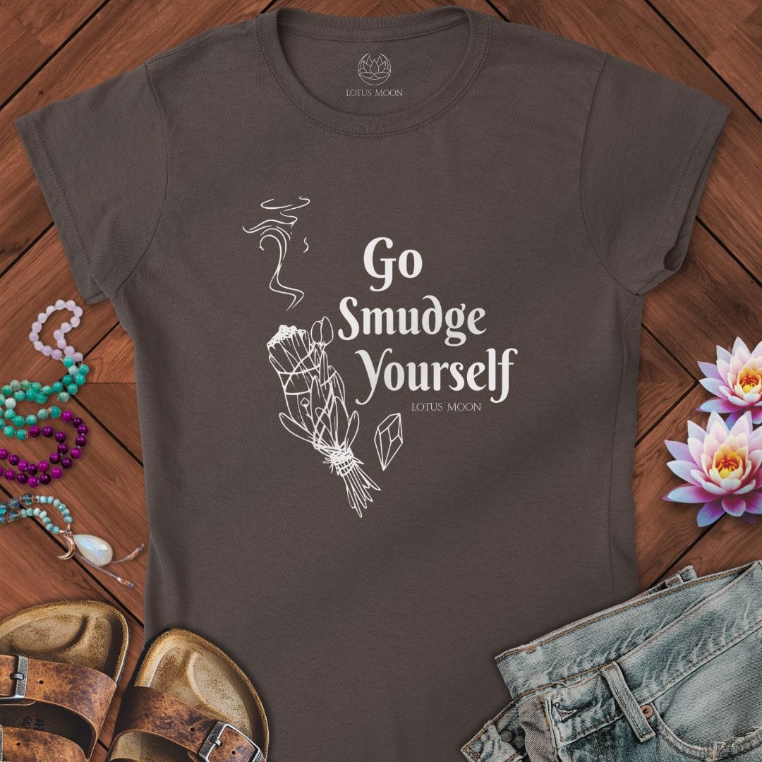 Go Smudge Yourself Fitted Tee Dark Chocolate