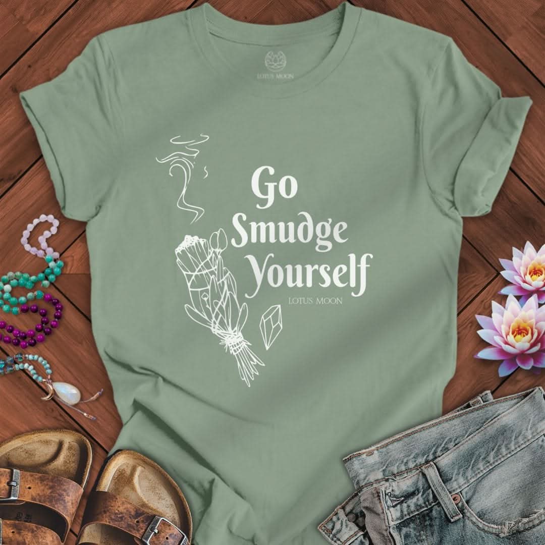 Go Smudge Yourself Tee Sage