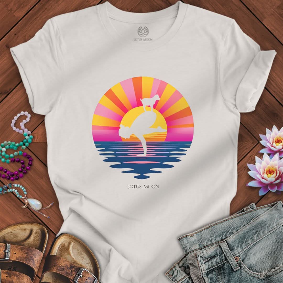 Goat Sunset Tee Vintage White