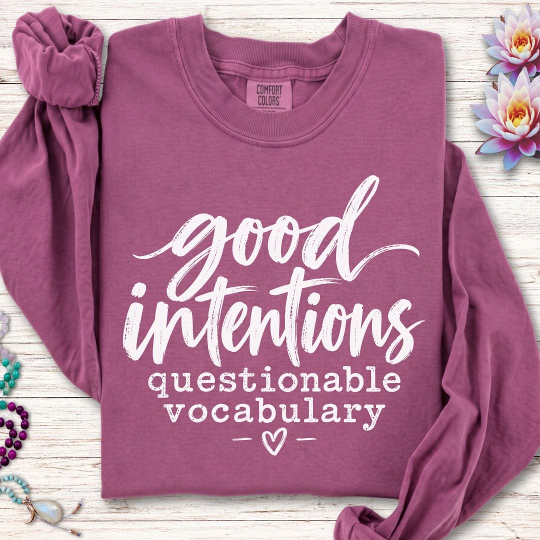 Good Intentions Long Sleeve Tee Berry