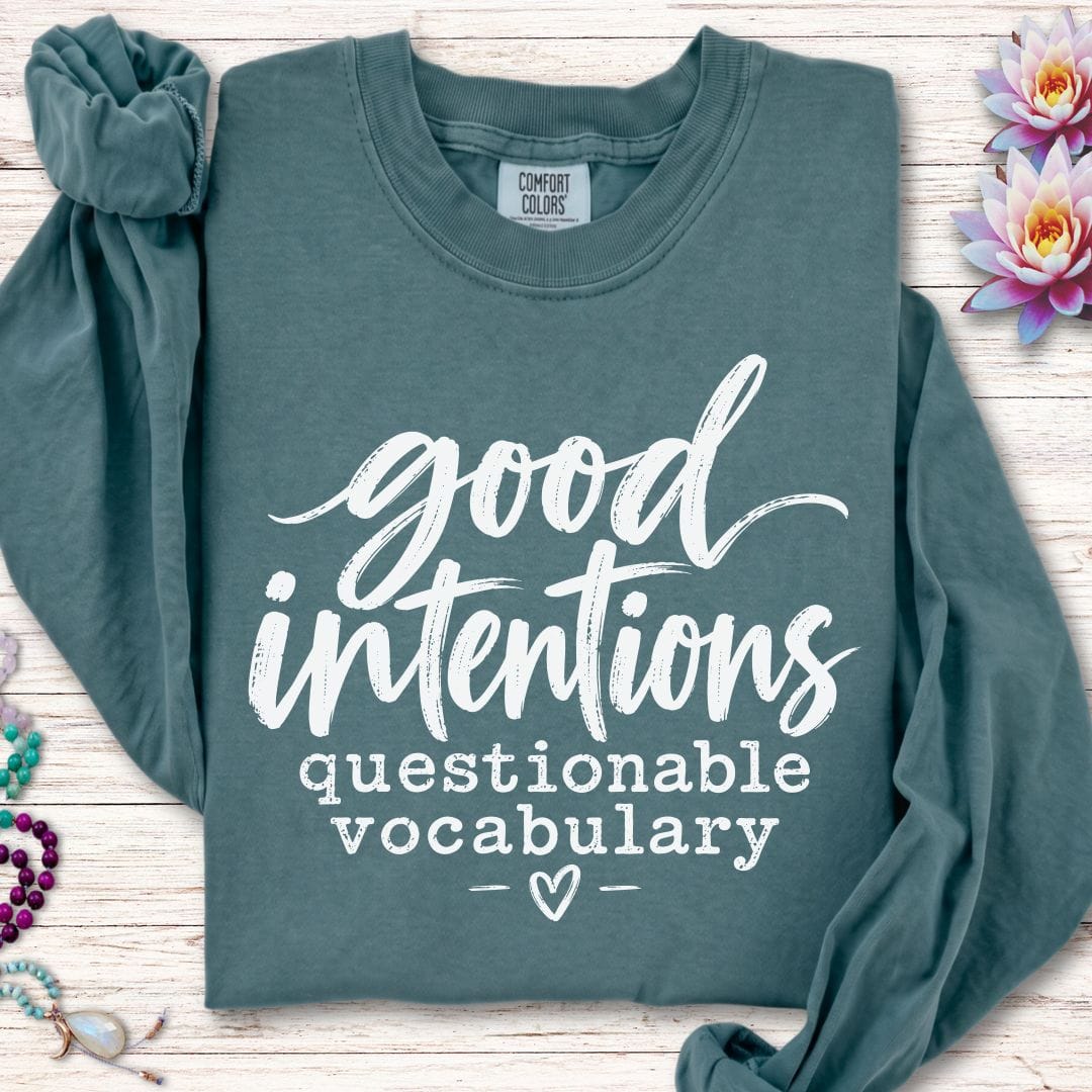 Good Intentions Long Sleeve Tee Blue Spruce