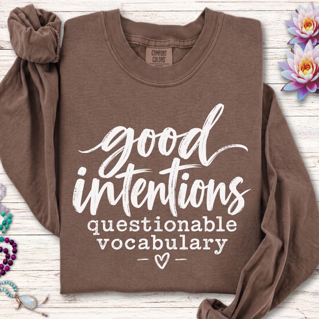 Good Intentions Long Sleeve Tee Espresso