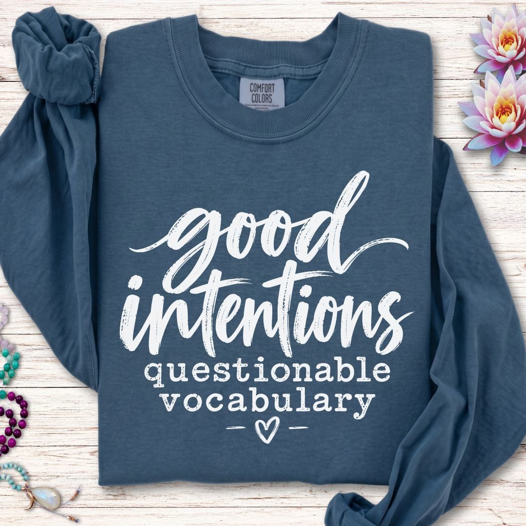 Good Intentions Long Sleeve Tee Midnight