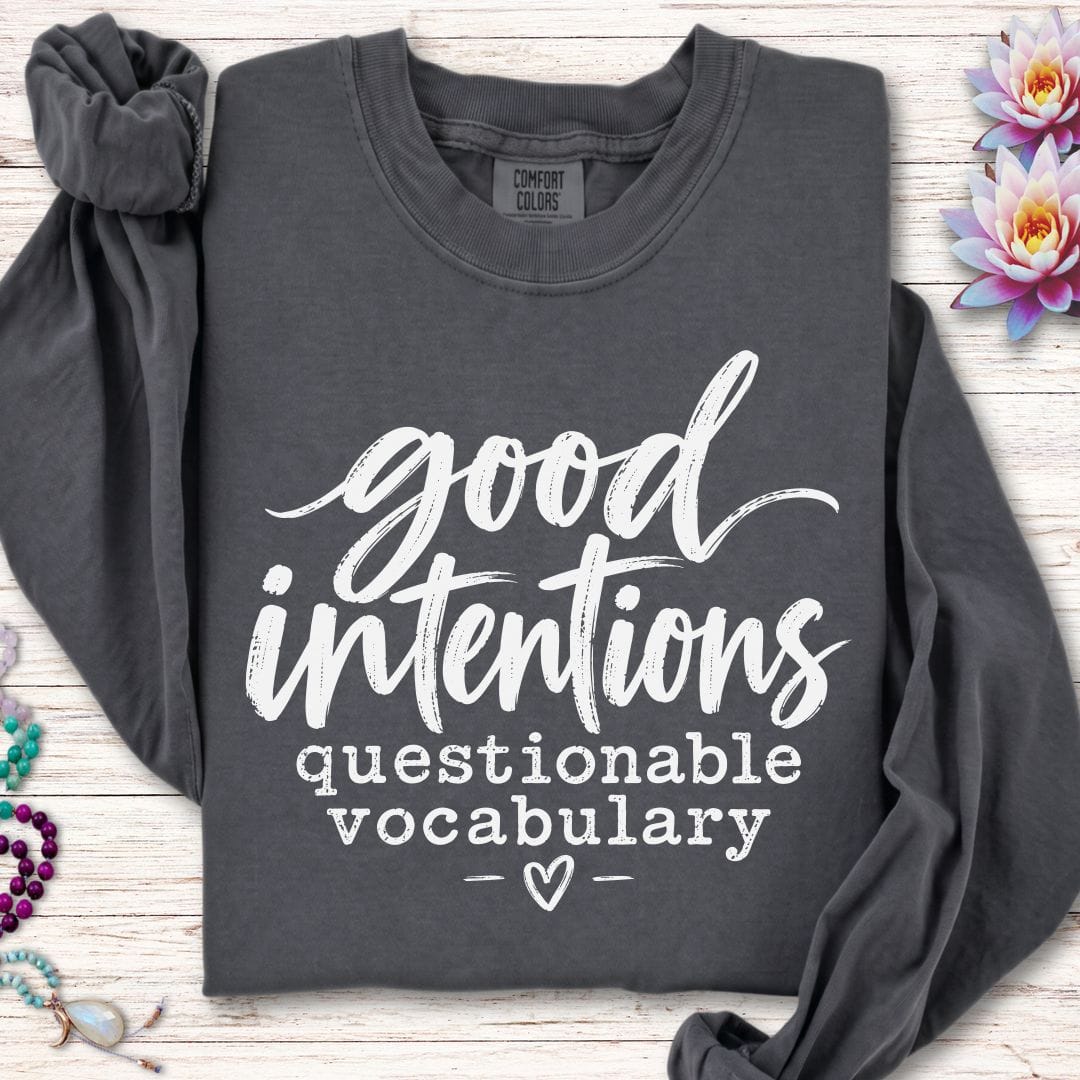 Good Intentions Long Sleeve Tee Pepper
