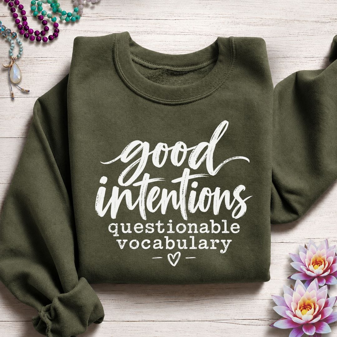Good Intentions Sweatshirt Military Green