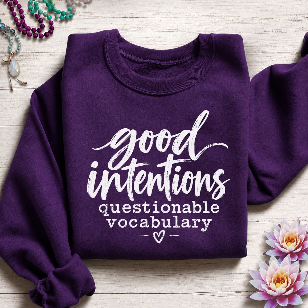 Good Intentions Sweatshirt Purple