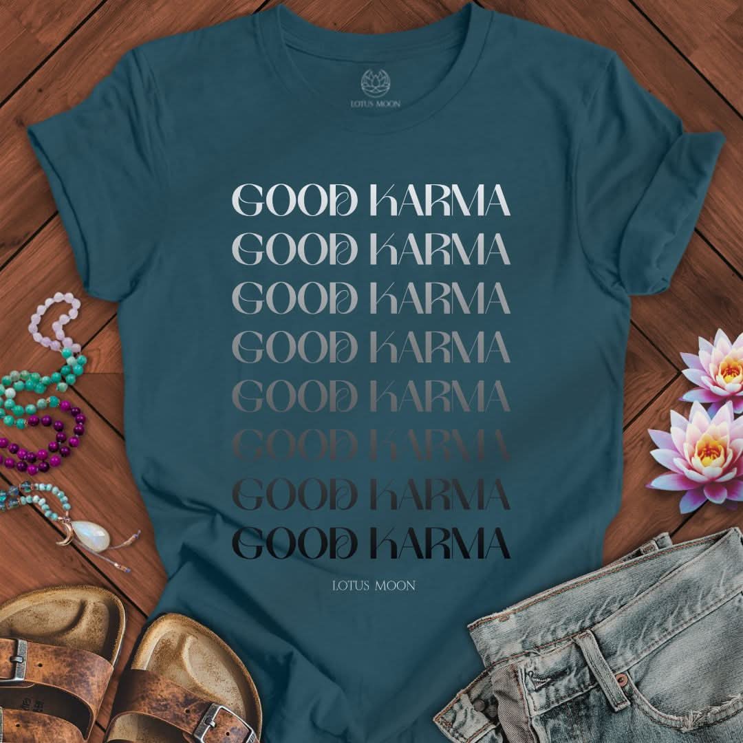 Good Karma Tee Deep Teal