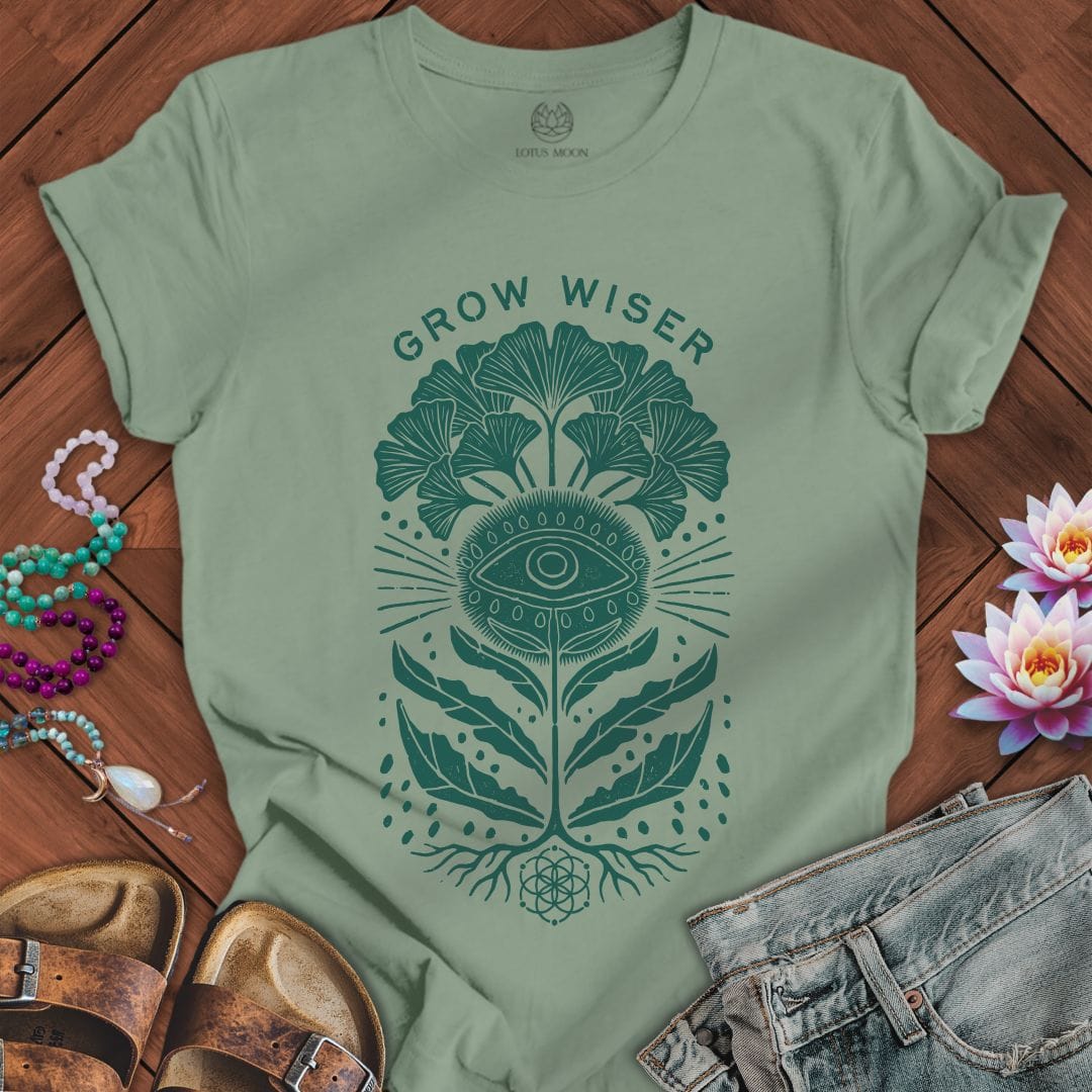 Grow Wiser Tee Sage