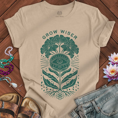 Grow Wiser Tee Tan