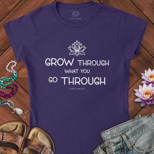 Growth Fitted Tee Purple