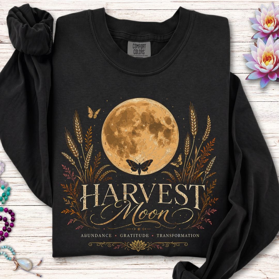 Harvest Moon Abundance Long Sleeve Tee Black