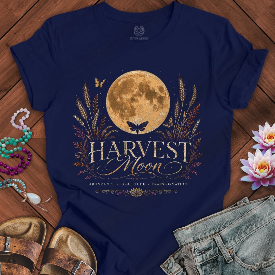 Harvest Moon Abundance Tee Navy