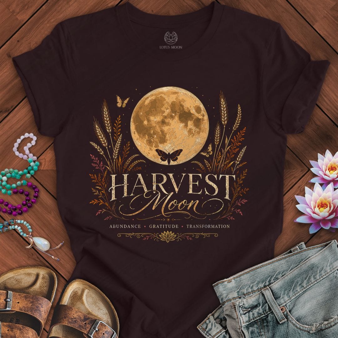 Harvest Moon Abundance Tee Oxblood Black