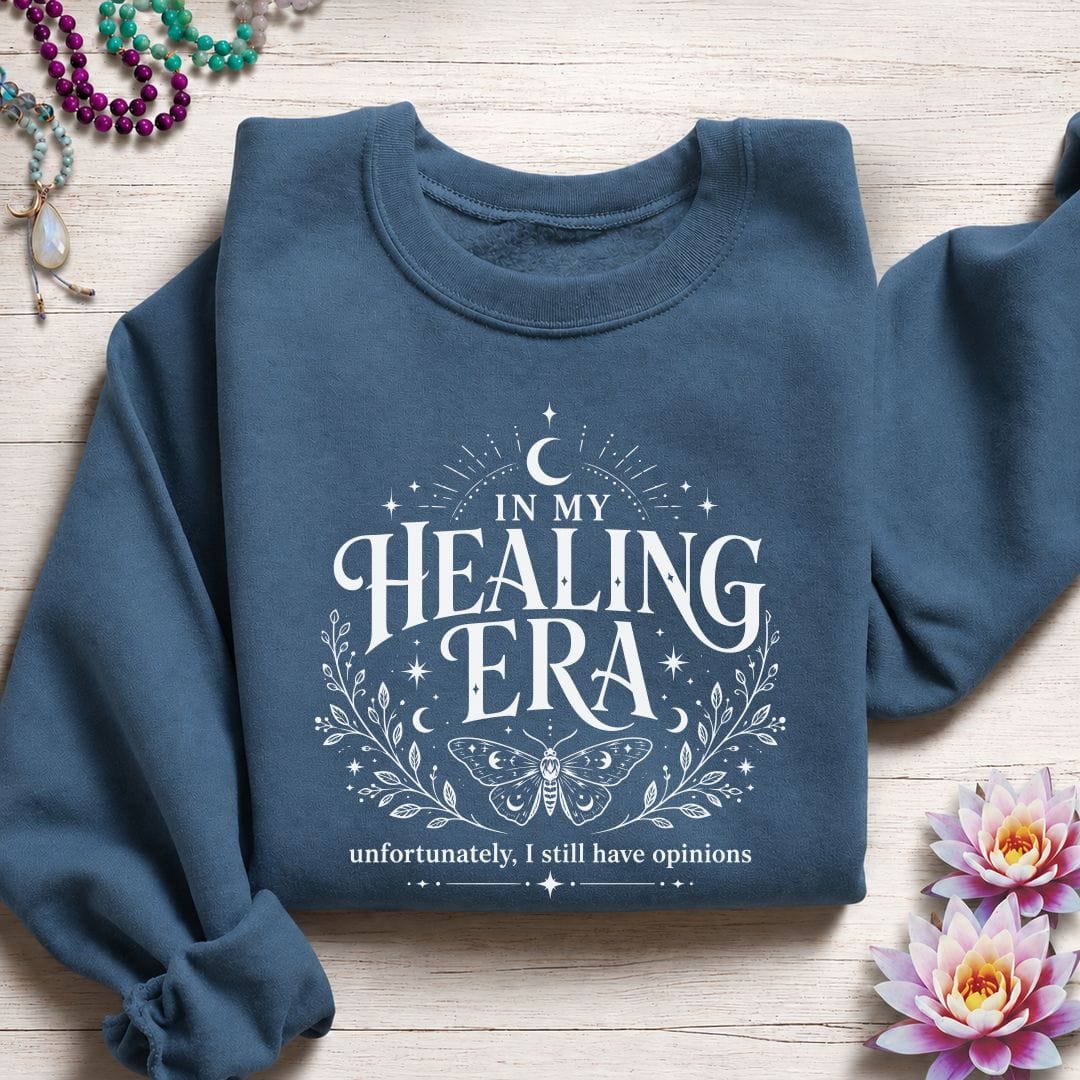 Printify Sweatshirt Healing Era Sweatshirt Indigo Blue / S