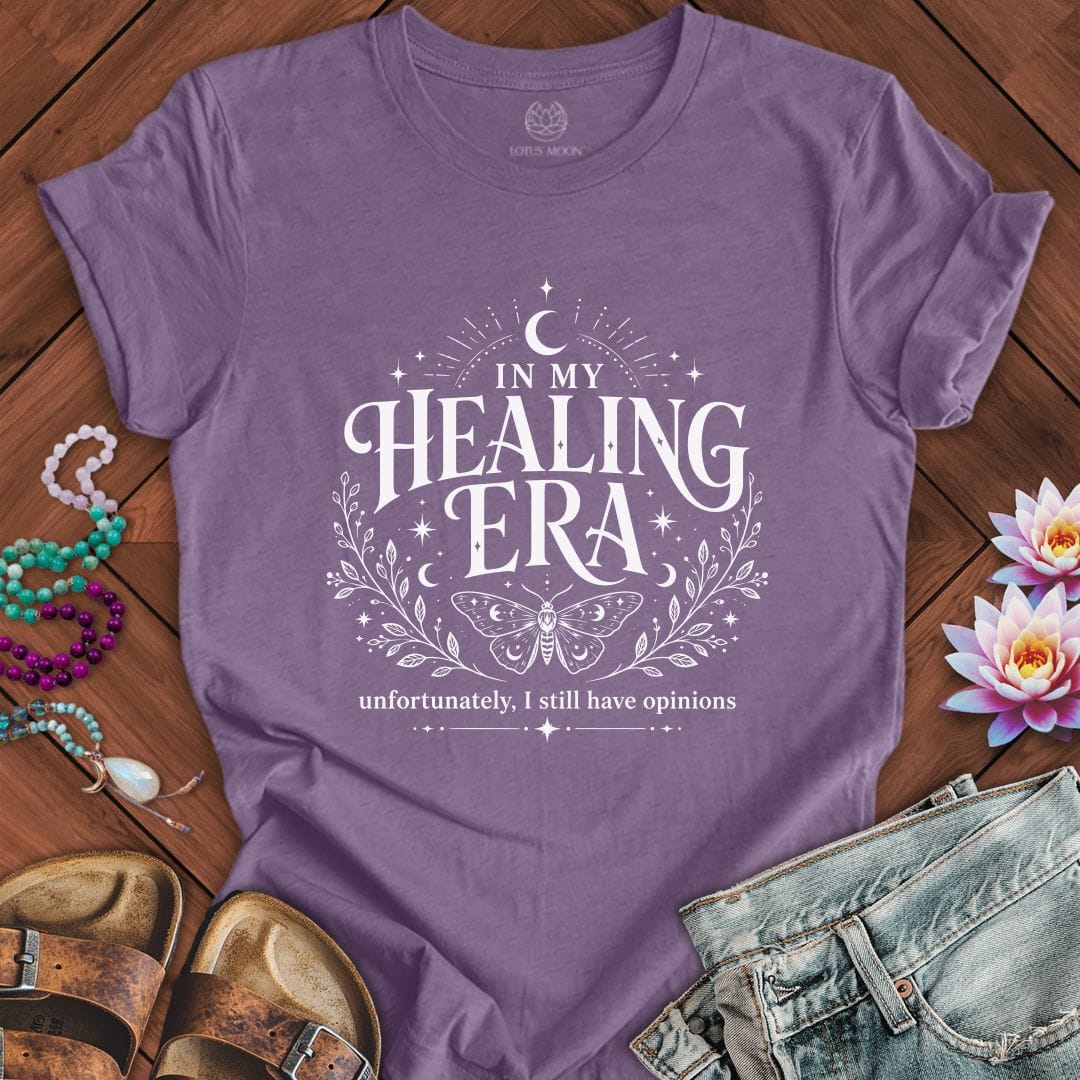 Healing Era Tee Heather Purple
