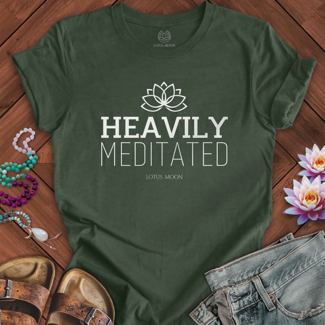 Heavily Meditated Tee Heather Forest