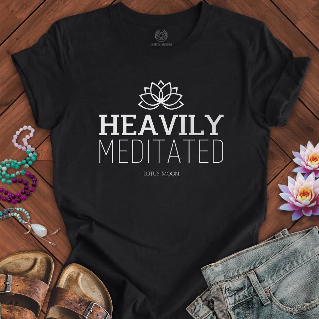 Heavily Meditated Tee Solid Black Blend