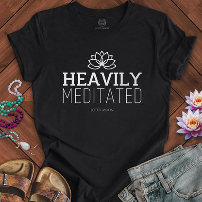 Heavily Meditated Tee Solid Black Blend