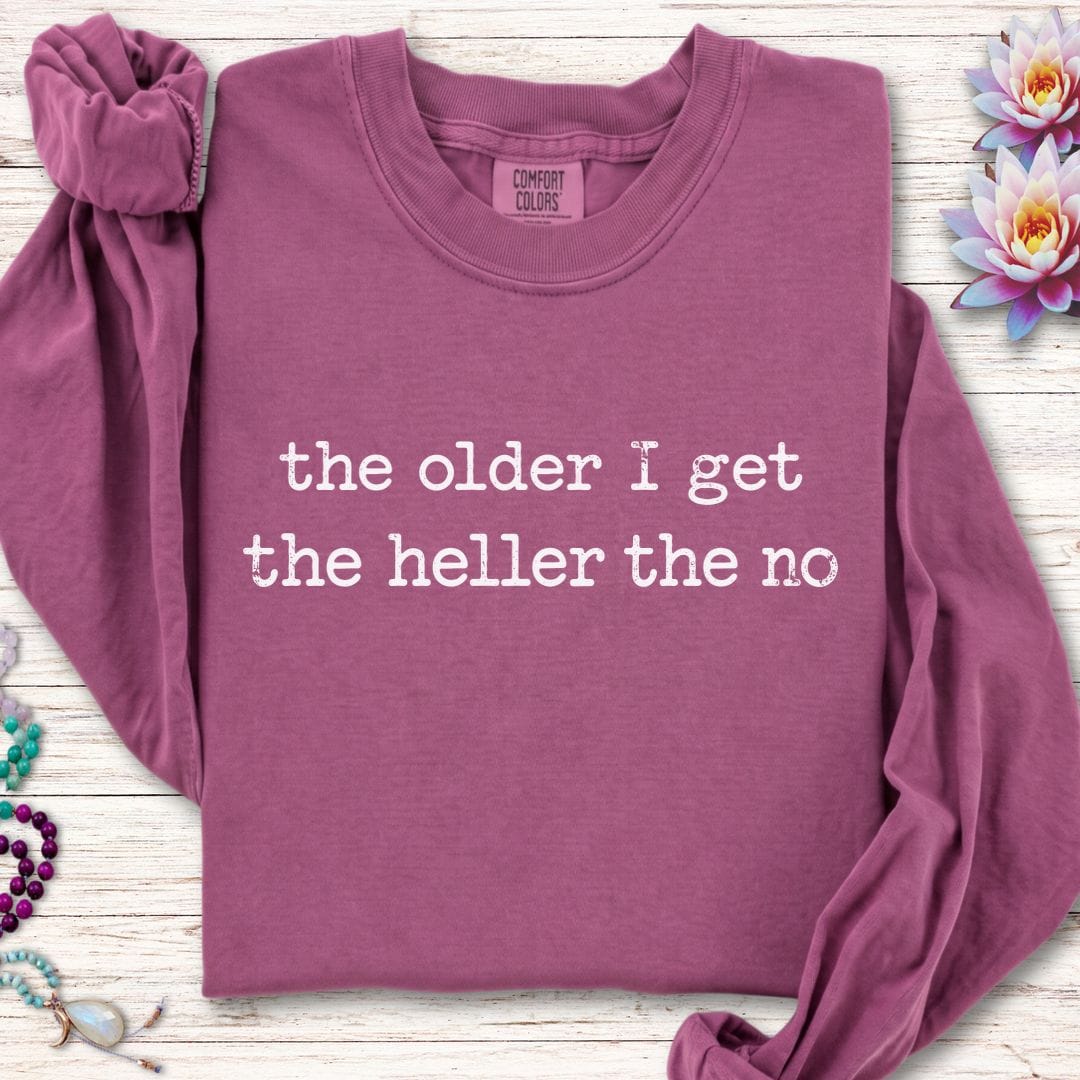 Hell No Long Sleeve Tee – Lotus Moon