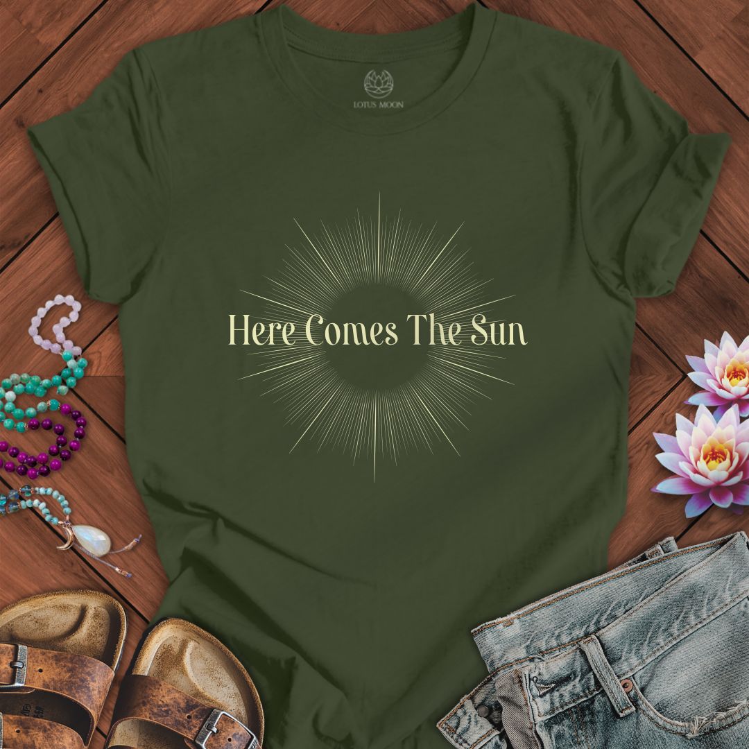 Here Comes The Sun Tee Military Green