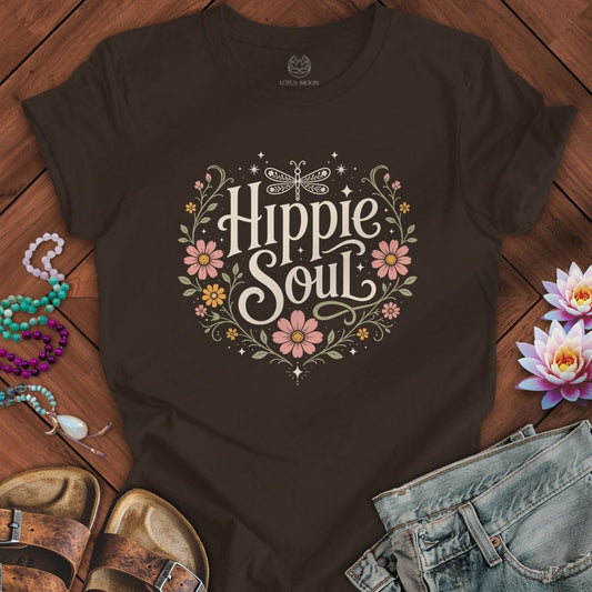 Hippie Soul Tee Brown