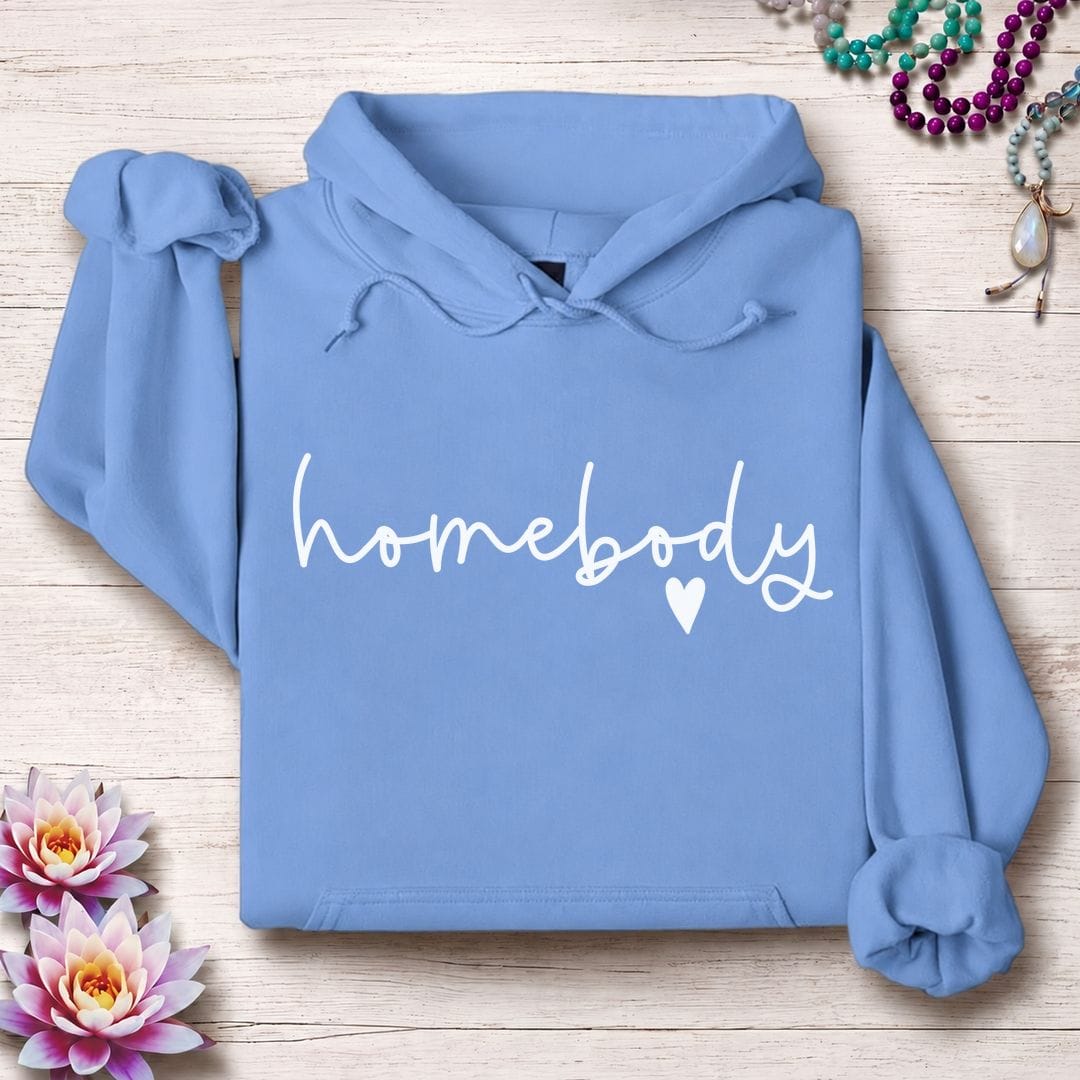 Printify Hoodie Homebody Hoodie Carolina Blue / S