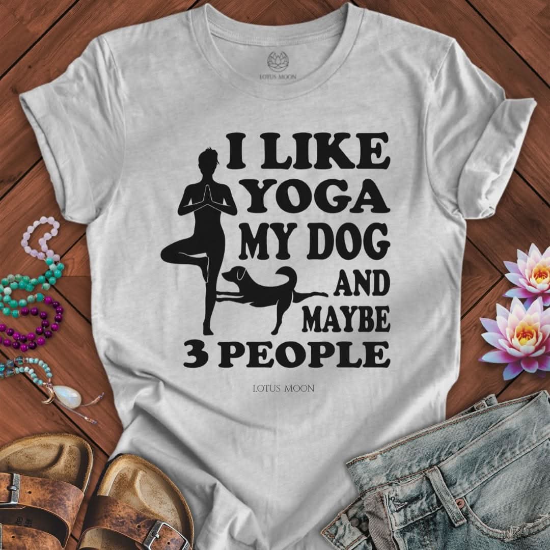 I Like Yoga Tee Athletic Heather