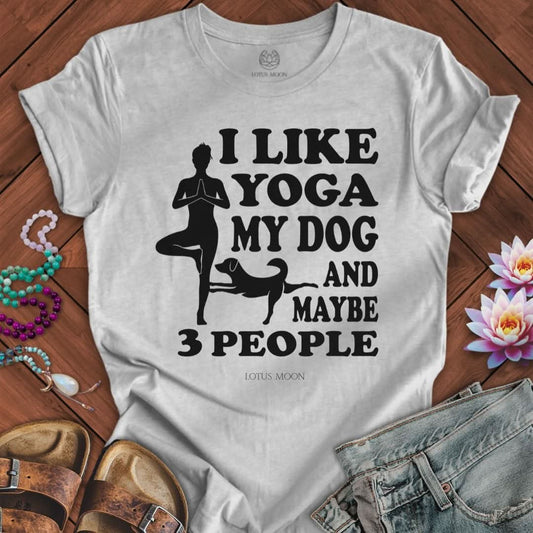 I Like Yoga Tee Athletic Heather
