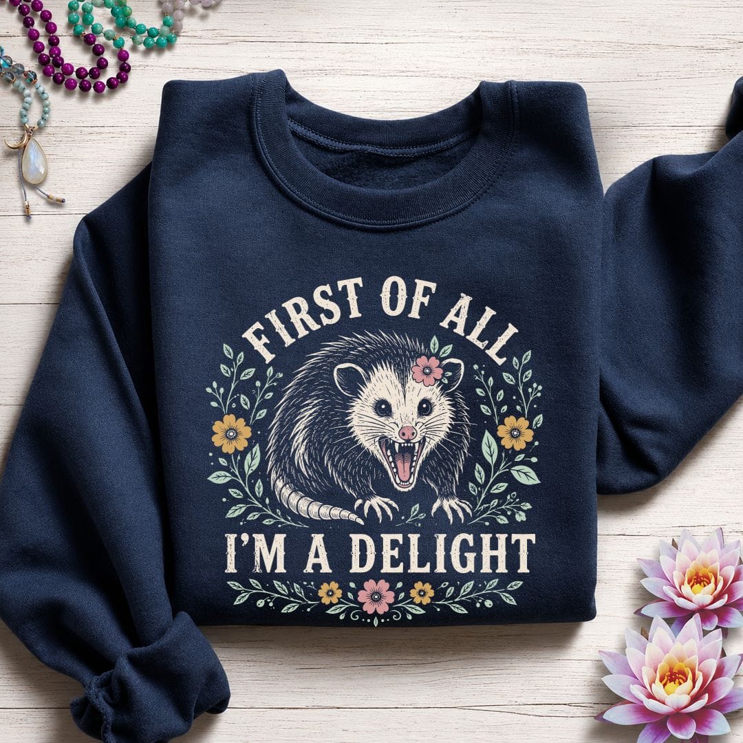 I'm A Delight Sweatshirt Navy