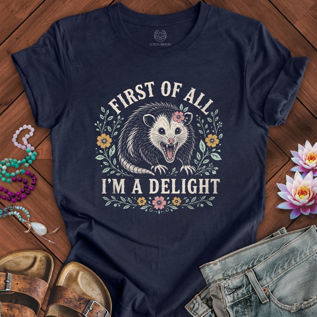 Printify T-Shirt I'm A Delight Tee Heather Midnight Navy / S