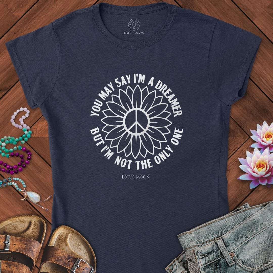 I'm a Dreamer Fitted Tee Navy