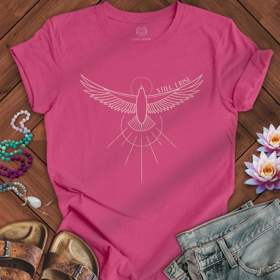 I Rise Tee Berry