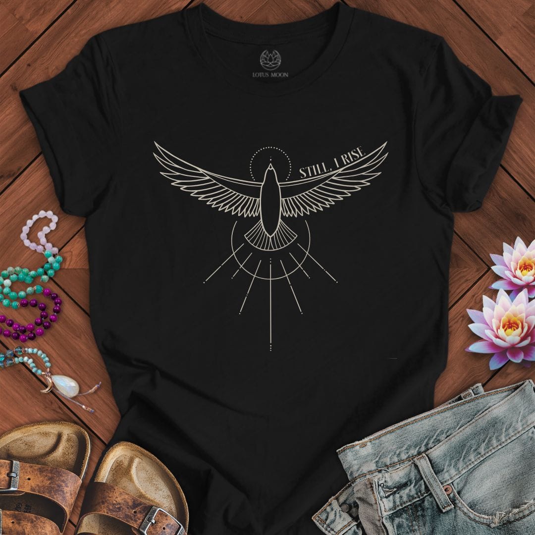 I Rise Tee Black Heather