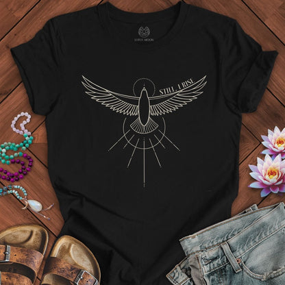 I Rise Tee Black Heather