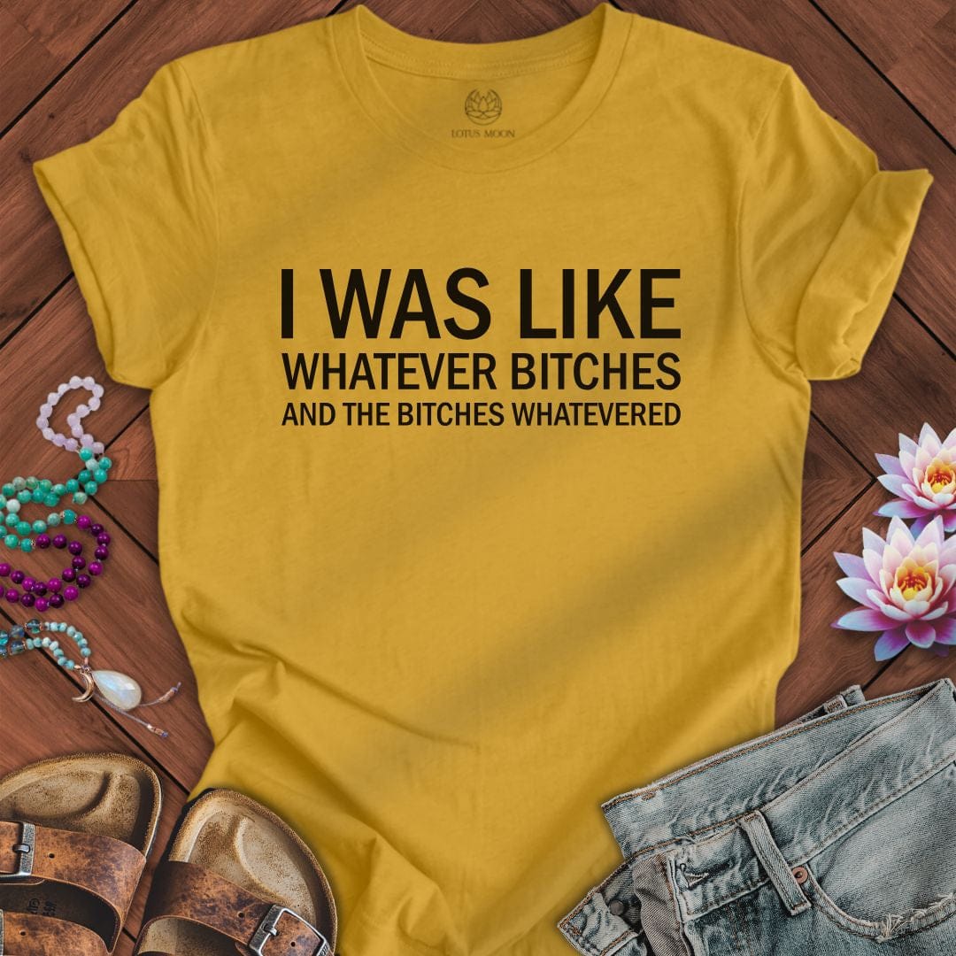 I Was Like Tee Heather Mustard
