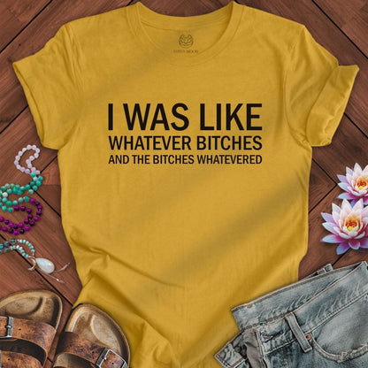 I Was Like Tee Heather Mustard