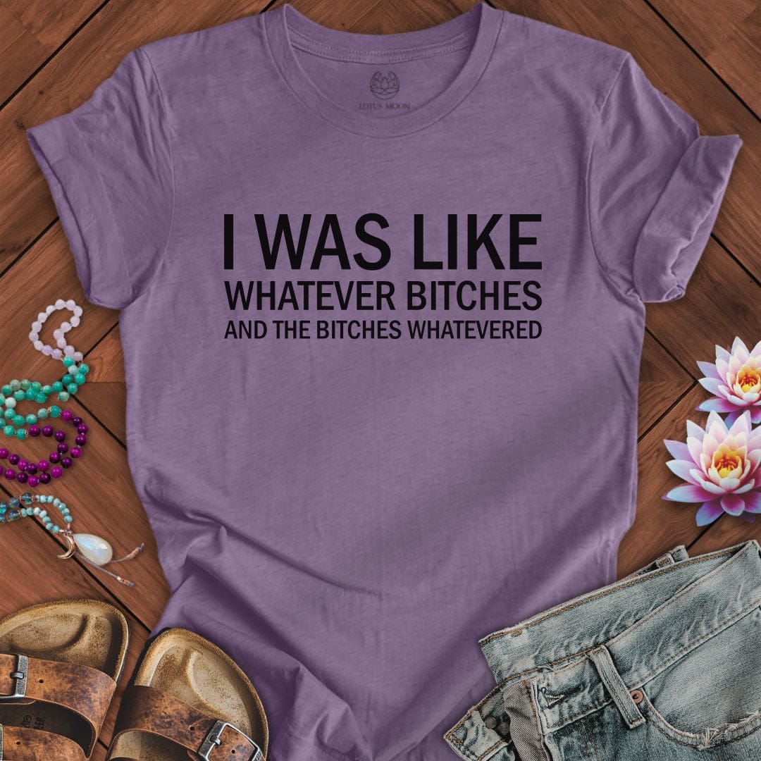 I Was Like Tee Heather Purple